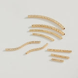14K Wrapped Faceted Threaded Elbow Straight Pipe Bracelet
