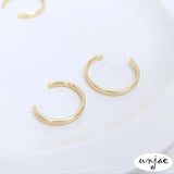 14K Light C-Shaped Bead Hanging Ring Set DIY Necklace Jewelry