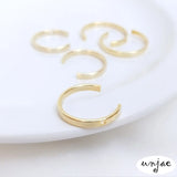 14K Light C-Shaped Bead Hanging Ring Set DIY Necklace Jewelry