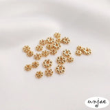 14K Snowflake DIY Jewelry Spacer Loose Bead Material