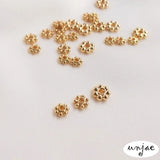 14K Snowflake DIY Jewelry Spacer Loose Bead Material
