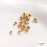 14K Solid Hanging Bead DIY Bracelet Anklet Accessory Material