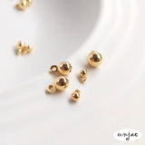 14K Solid Hanging Bead DIY Bracelet Anklet Accessory Material