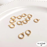 14K Bag Lace Ring with Open Ring Pendant DIY Accessories