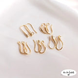 14K Ear Hook with Bead Support Ear Needle for Tassel Earrings DIY
