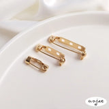 14K Clad DIY Accessories Safety Rotary Pin Brooch Bottom Bracket