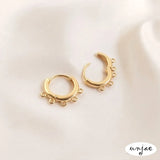 14K Heart Round Earrings DIY Hooks Rings Tassel Jewelry