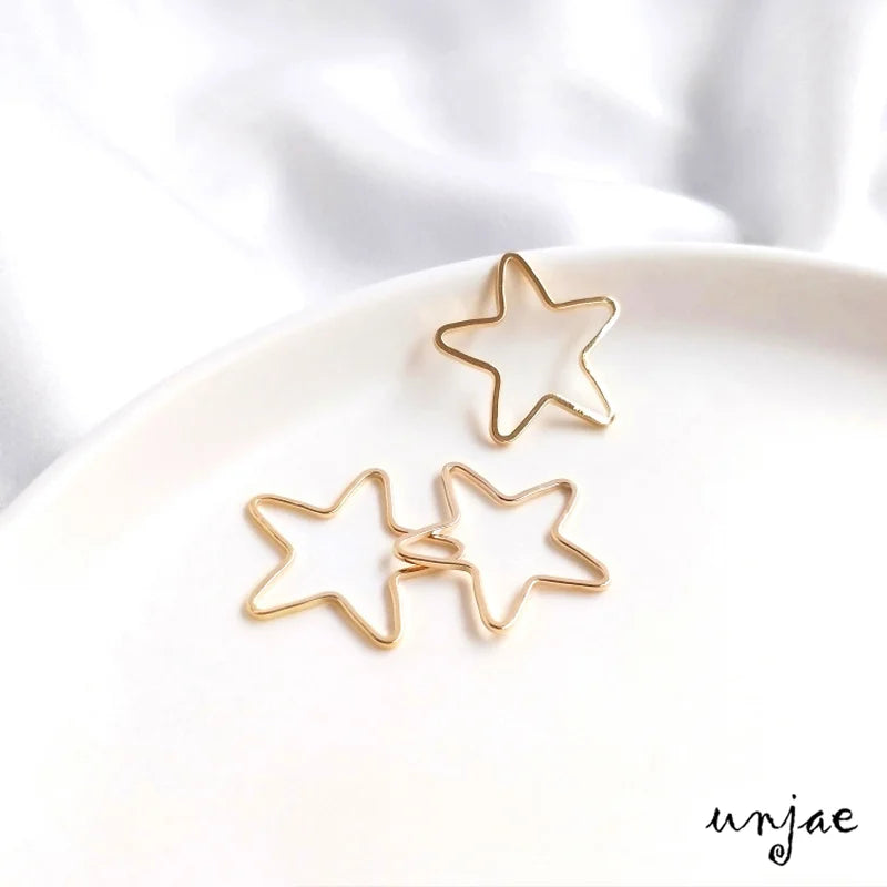 14K Geometric Earring Pendant Accessory for DIY Projects