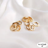 14K Hexagon Bead Ring DIY Beading Materials