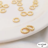 14K Real Zircon Diamond Ring Beads DIY Earrings Necklace Pendant