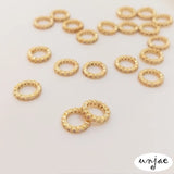 14K Real Zircon Diamond Ring Beads DIY Earrings Necklace Pendant