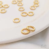 14K Real Zircon Diamond Ring Beads DIY Earrings Necklace Pendant