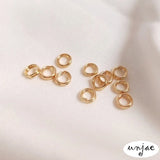 14K Double-Layer Ring for Jewelry Making