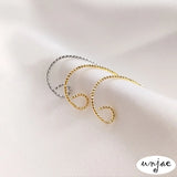 14k Light Copper-Clad 18K French Ear Hook Floral Earring DIY Jewelry Accessory