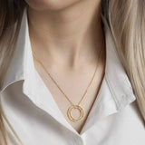 Personalised Stainless Steel Round Pendant Necklace