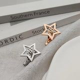 Initials Cufflinks for Men Star Jewelry Cufflinks Stainless Steel Gift