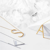 Custom Letter Choker Necklace Stainless Steel Personalized Jewelry