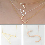 Custom Letter Choker Necklace Stainless Steel Personalized Jewelry