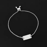 26 Letters Bracelet Initial Bangle Zirconia Pave DIY Letters Diamond Bracelets