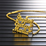 Personalized Letter Heart Pendant Necklaces for Baby Girl Gift