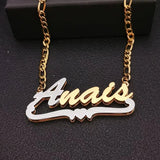 Personalized 3D Name Necklace with Heart Pendant
