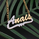 Personalized 3D Name Necklace with Heart Pendant