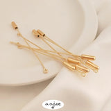 9-Word Brooch Silicone Plug Copper Plated 14k Bag Preservation DIY