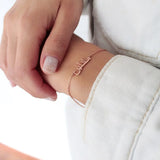 925 Silver Plated 18K Arabic Name Bracelet Personalized Islam Jewelry