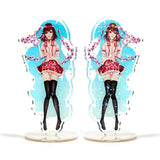 Acrylic Stand Model Plate Desk Decor Anime Figure Clear Standing Sign Key Chain