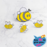Honey Badges Enamel Pin Lapel Pins Brooche Jacket Backpack Hat Accessories