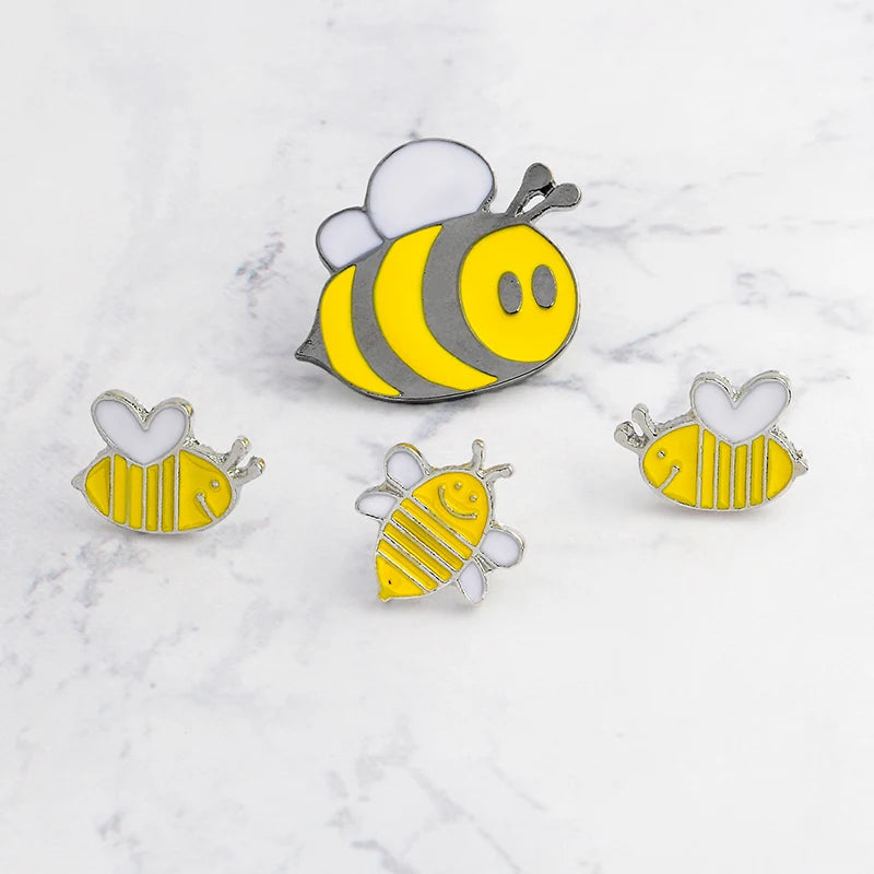 Honey Badges Enamel Pin Lapel Pins Brooche Jacket Backpack Hat Accessories