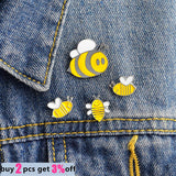 Honey Badges Enamel Pin Lapel Pins Brooche Jacket Backpack Hat Accessories