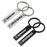 Anti-lost Keychain Personalized Keyring For Car Name For Men Women Gift