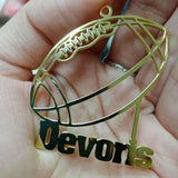 Cartoon Character Name Pendant Necklace for Kids