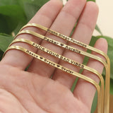 Engraved Snake Chain Necklace Stainless Steel Choker Necklace