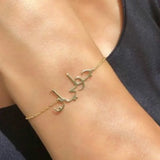Arabic Name Bracelet Kids Stainless Steel Jewelry