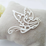 Arabic Calligraphy Necklace Bird Shape Personalized Name Pendant