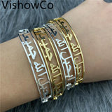 Personalized Arabic Name Bracelet Stainless Steel for Women Men