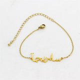 Arabic Name Bracelet Personalized Islamic Jewelry Stainless Steel Bracelets