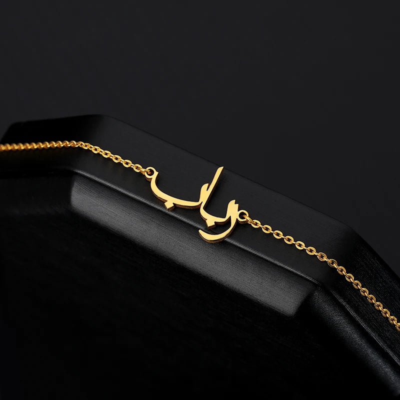 Arabic Name Bracelet Personalized Islamic Jewelry Stainless Steel Bracelets