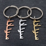 Arabic Name Keychain, Personalized Nameplate Key Chain