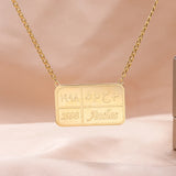 Personalized Arabic Name Necklace for Women