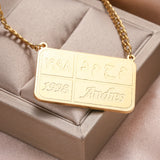 Personalized Arabic Name Necklace for Women