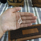 Arabic Name Necklace Personalized Font Arabic Calligraphy Pendant Muslim Jewelry