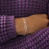 Armenian Name Bracelet | Personalized Minimalist Jewelry
