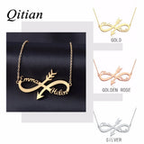 Arrow Name Necklace Personalized Stainless Steel Jewelry Gift