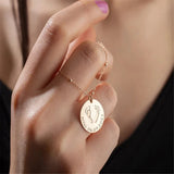 Baby Birth Footprint Necklace Engraved Date Handprint Child Name Fingerprint Pen