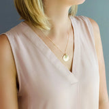 Baby Footprint Necklace Engraved Date Birthstone Locket Handprint Jewelry