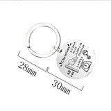 Personalized Baby Keychain Date of Birth Weight Time Height
