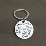 Personalized Baby Keychain Date of Birth Weight Time Height